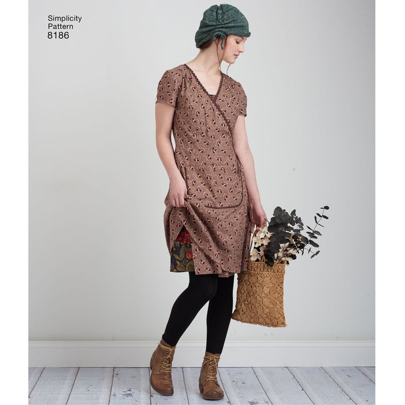 سيمبليسيتي Simplicity 8186 نمط خياطة فستان سهل الارتداء للنساء من Dottie Angel بمقاسات P5 (12-20) - Image 4